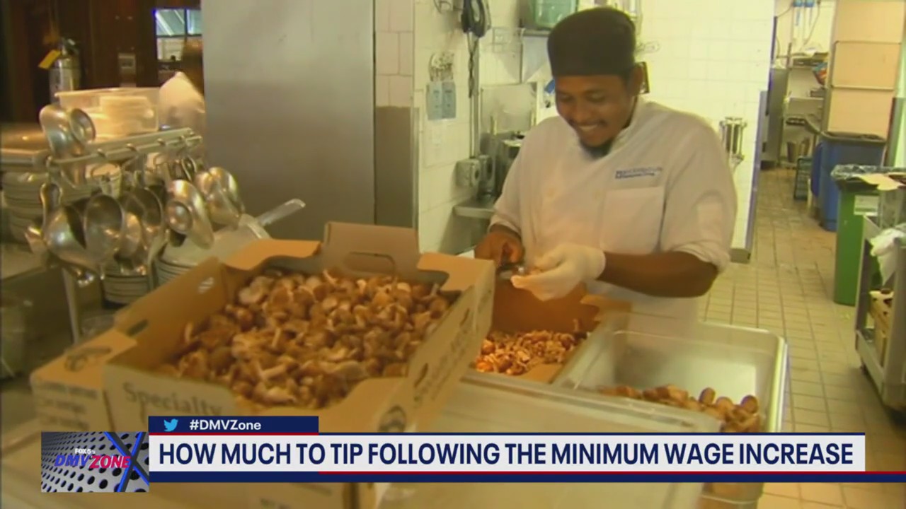 How much to tip following the minimum wage increase