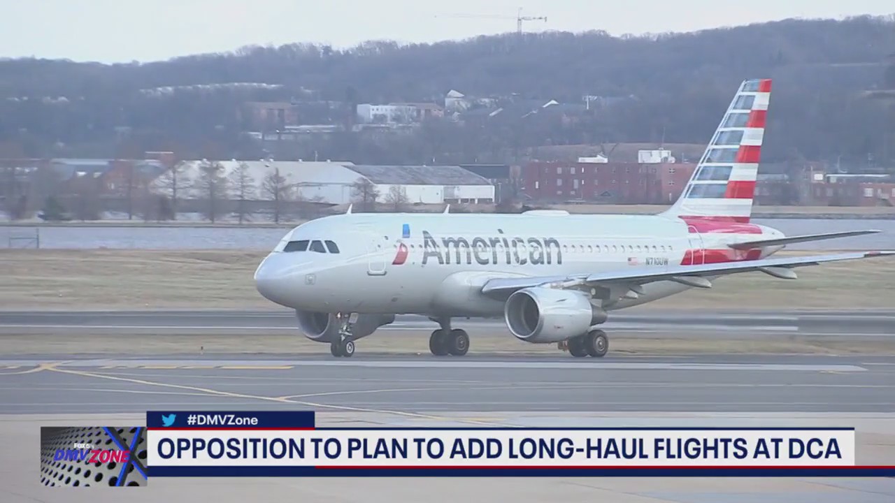 Opposition to plan to add long-haul flights at DCA