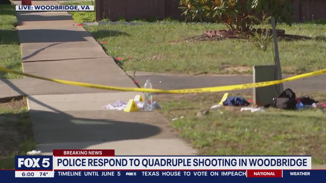 Police respond to quadruple shooting in Woodbridge | FOX 5 DC
