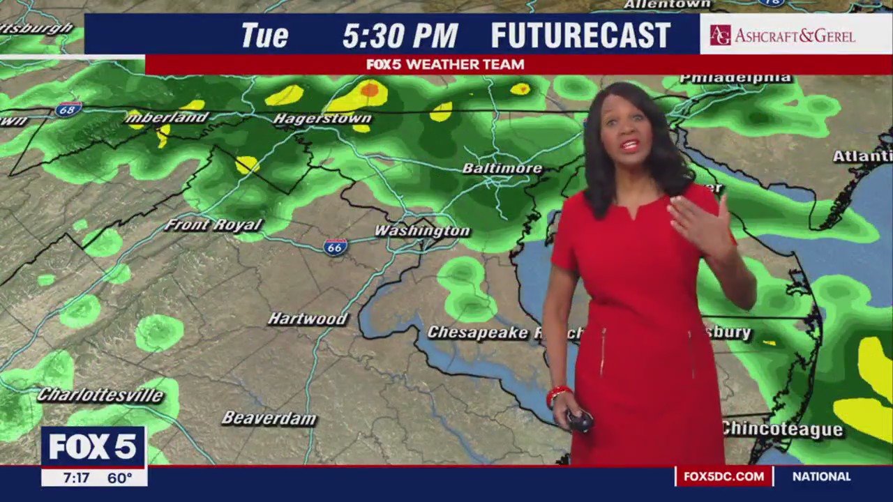 DC, Maryland, Virginia weather for May 28th