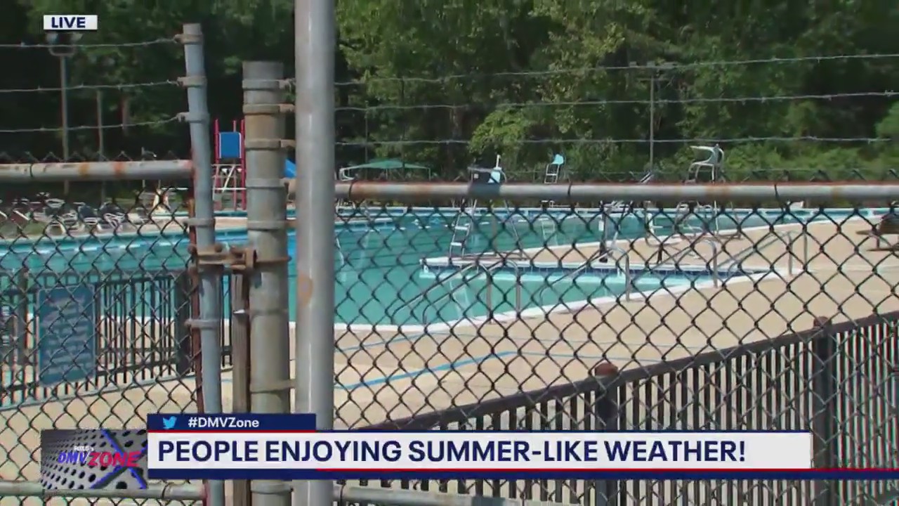 Summer-like weather in the DMV
