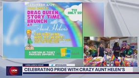 Crazy Aunt Helen's on the first day of Pride!