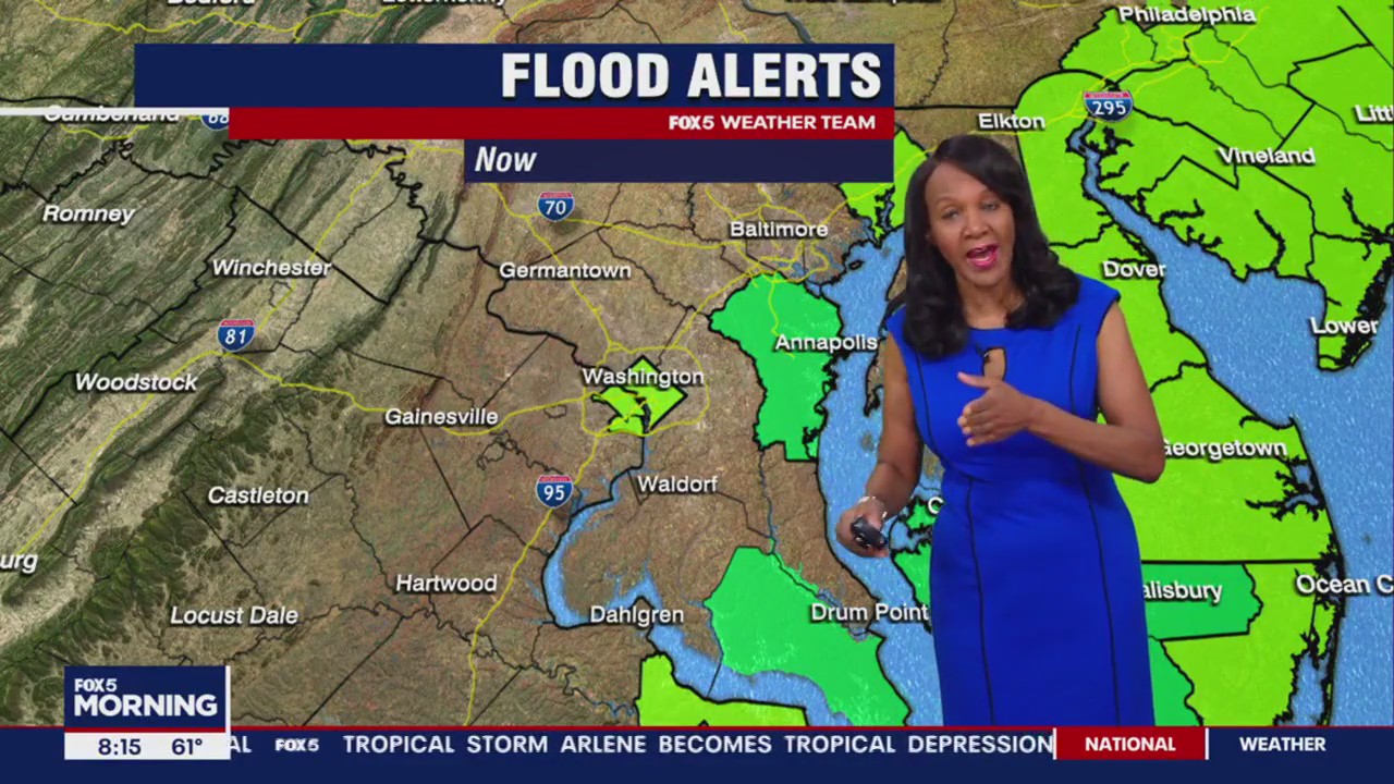 Sunday Weather for DC, Maryland and Virginia