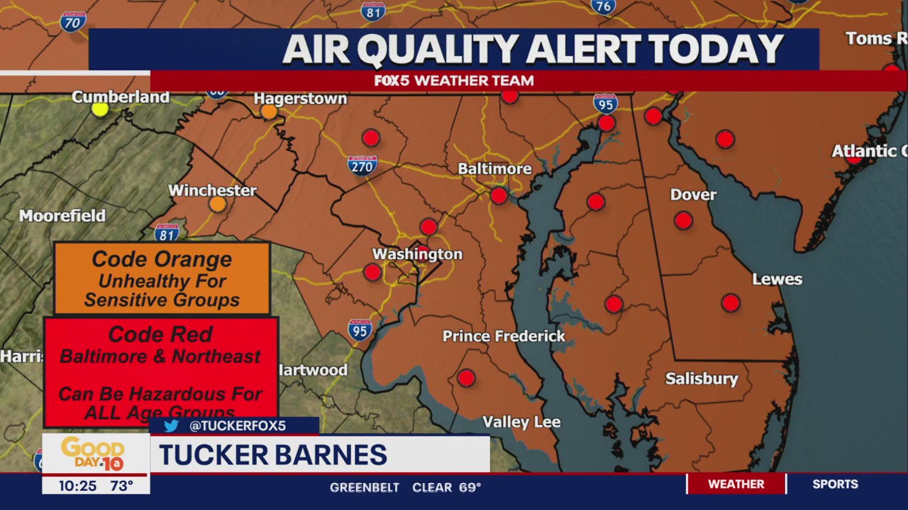 FOX 5 Weather forecast for Wednesday, June 7