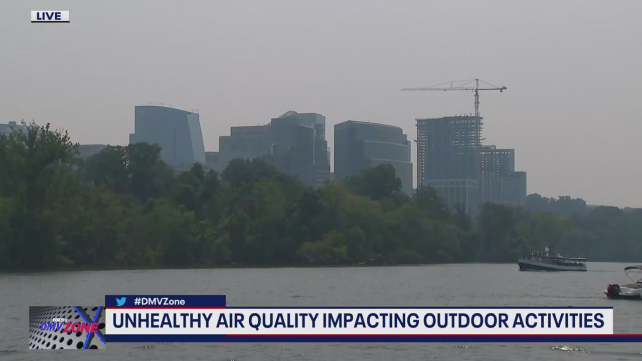 Unhealthy air quality impacting outdoor activities