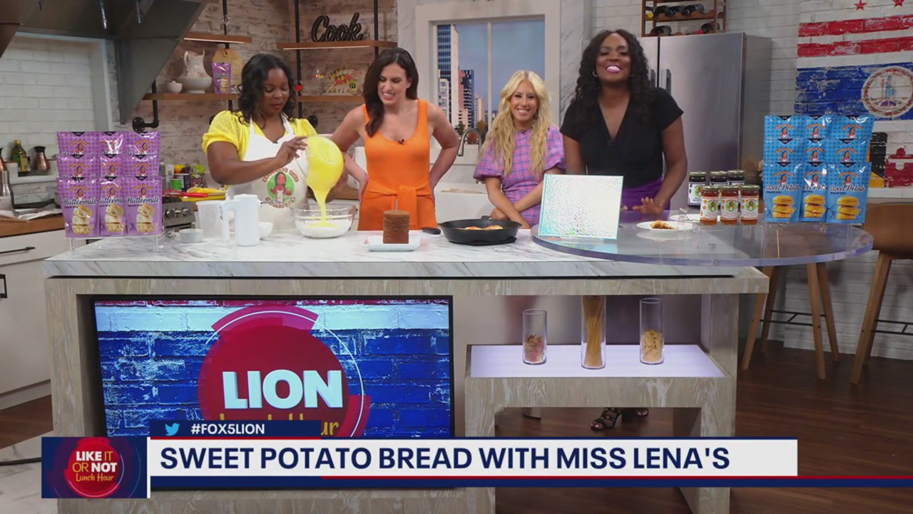 Coffee can sweet potato bread with Chef Carlena Davis