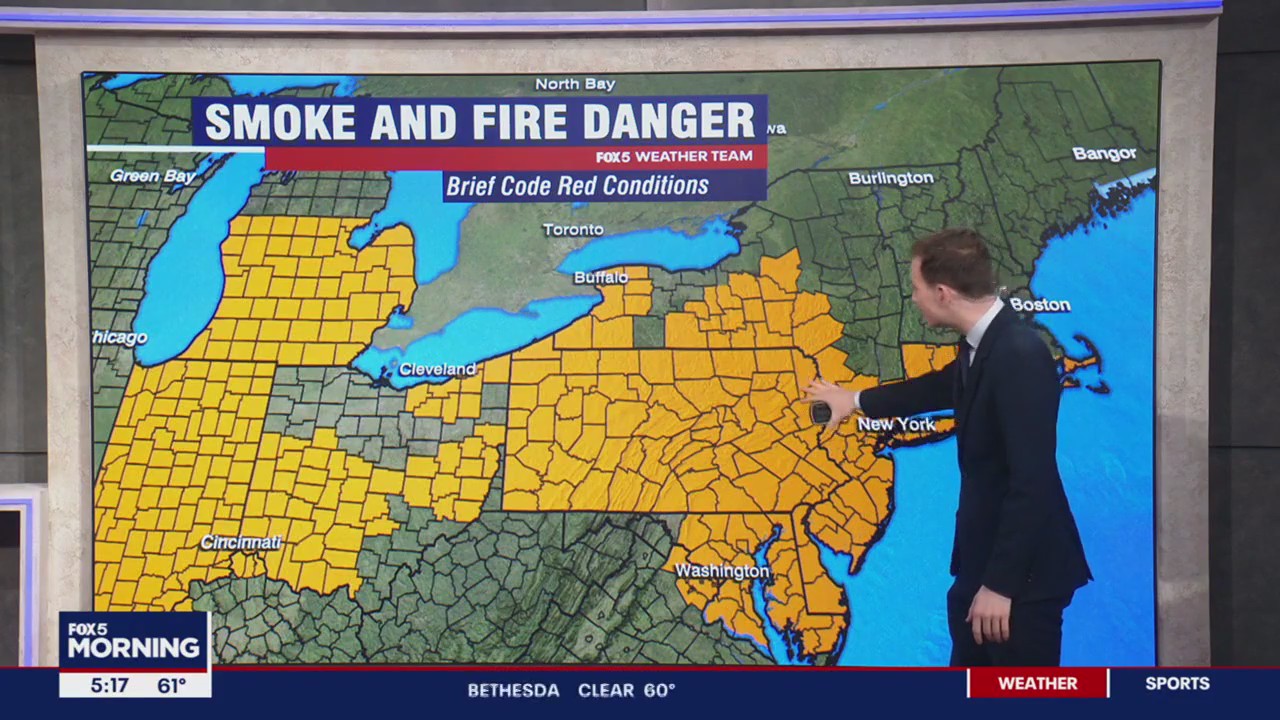 FOX 5 Weather forecast for Friday, June 9