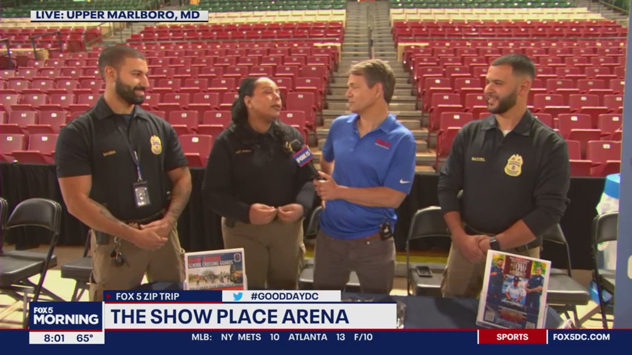 PG Co. Police at the FOX 5 Zip Trip!