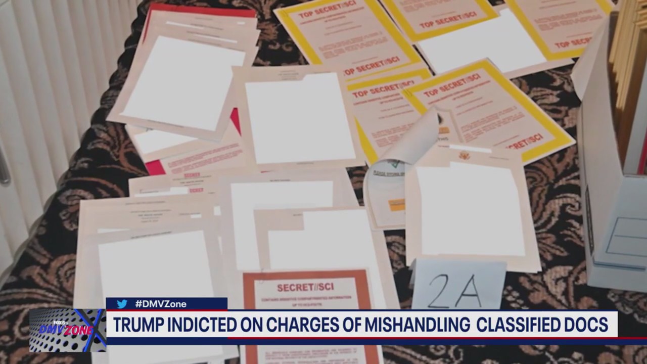 Trump indicted on charges of mishandling classified docs