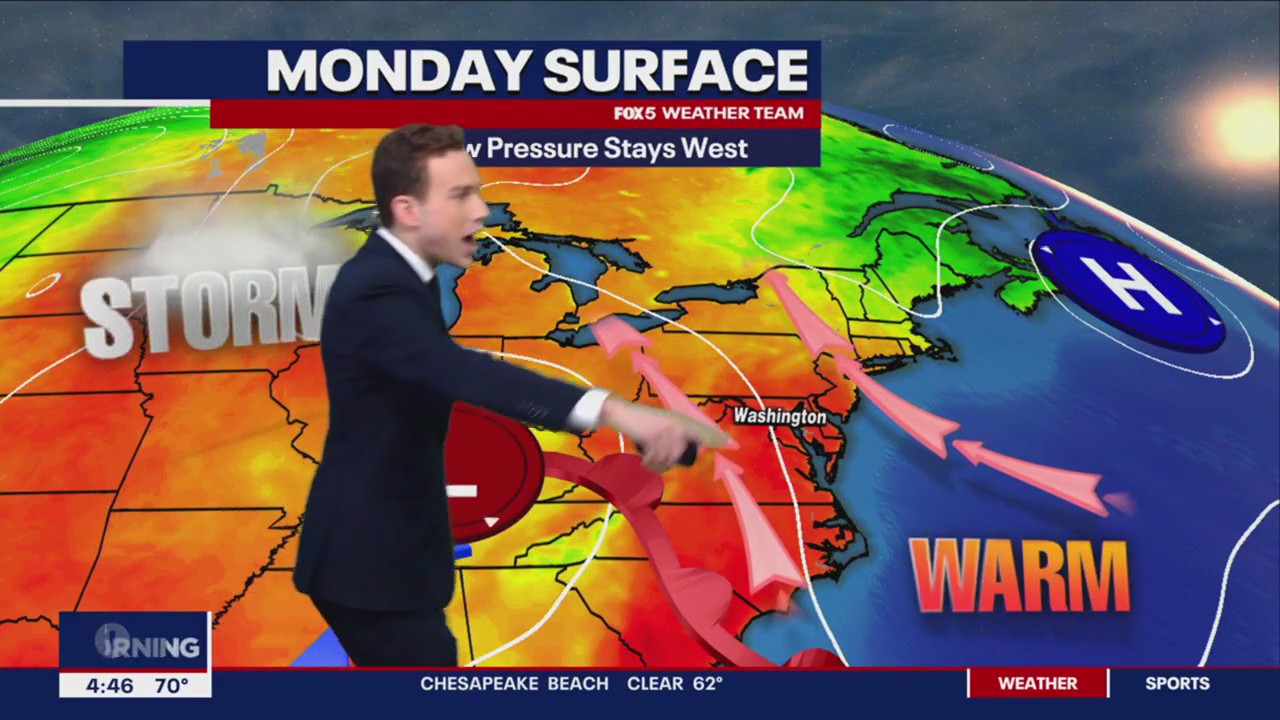 FOX 5 Weather forecast for Monday, June 19