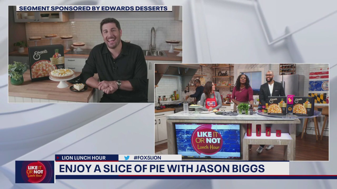 Enjoy a slice of pie with actor Jason Biggs