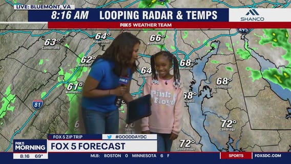 Fun with the weather forecast in Bluemont!