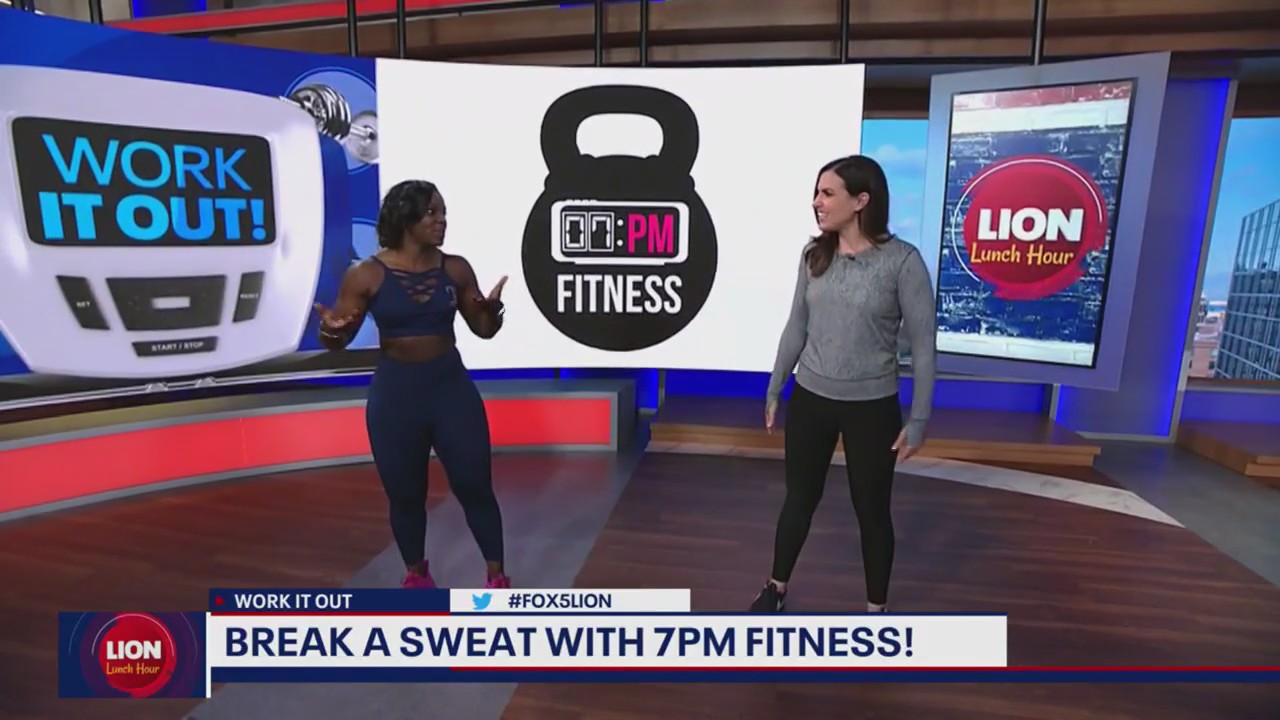 Breakin' a sweat with 7PM Fitness!