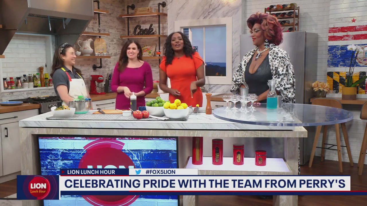 Celebrating Pride with the team from Perry's