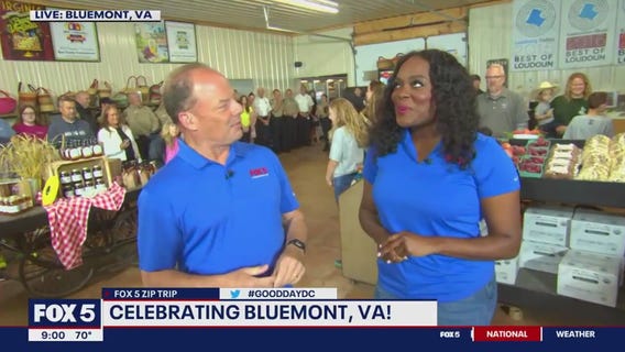 Having fun in Bluemont!