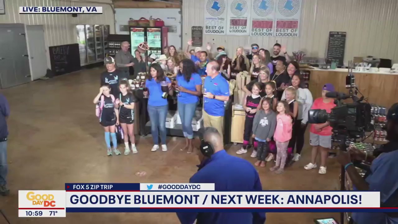 Saying goodbye from Bluemont!