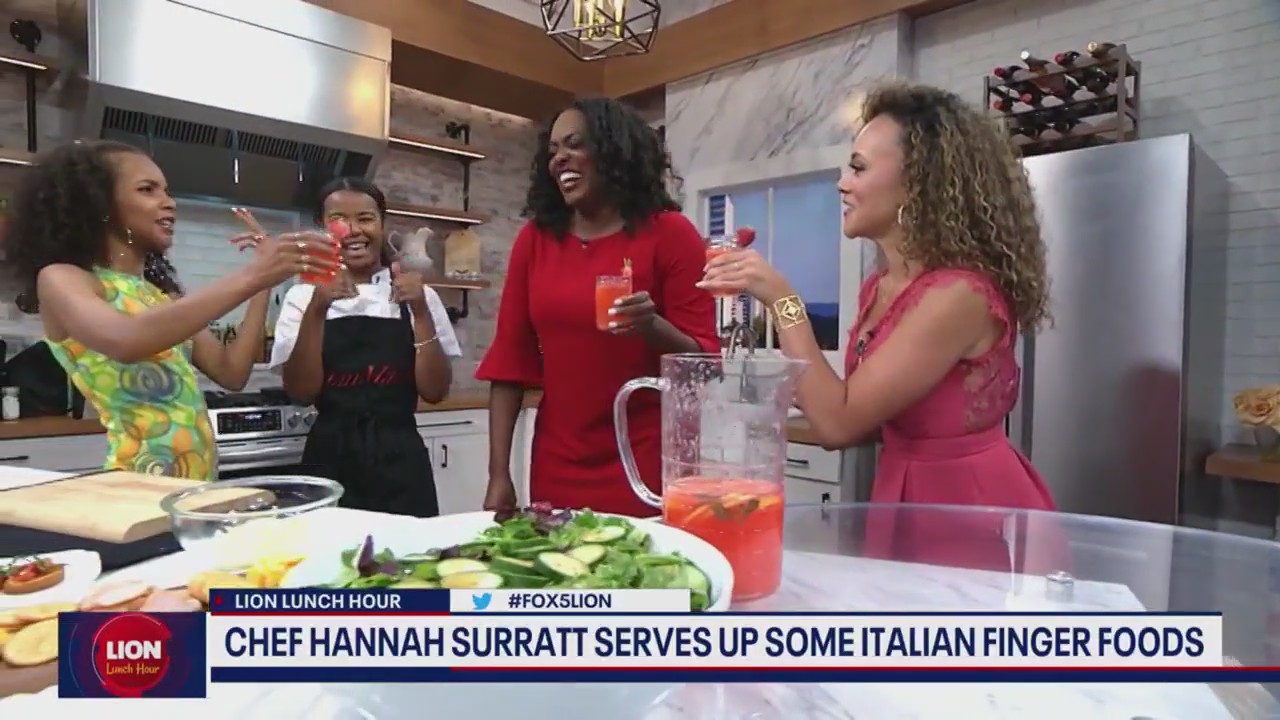 Italian finger foods with Chef Hannah Surratt