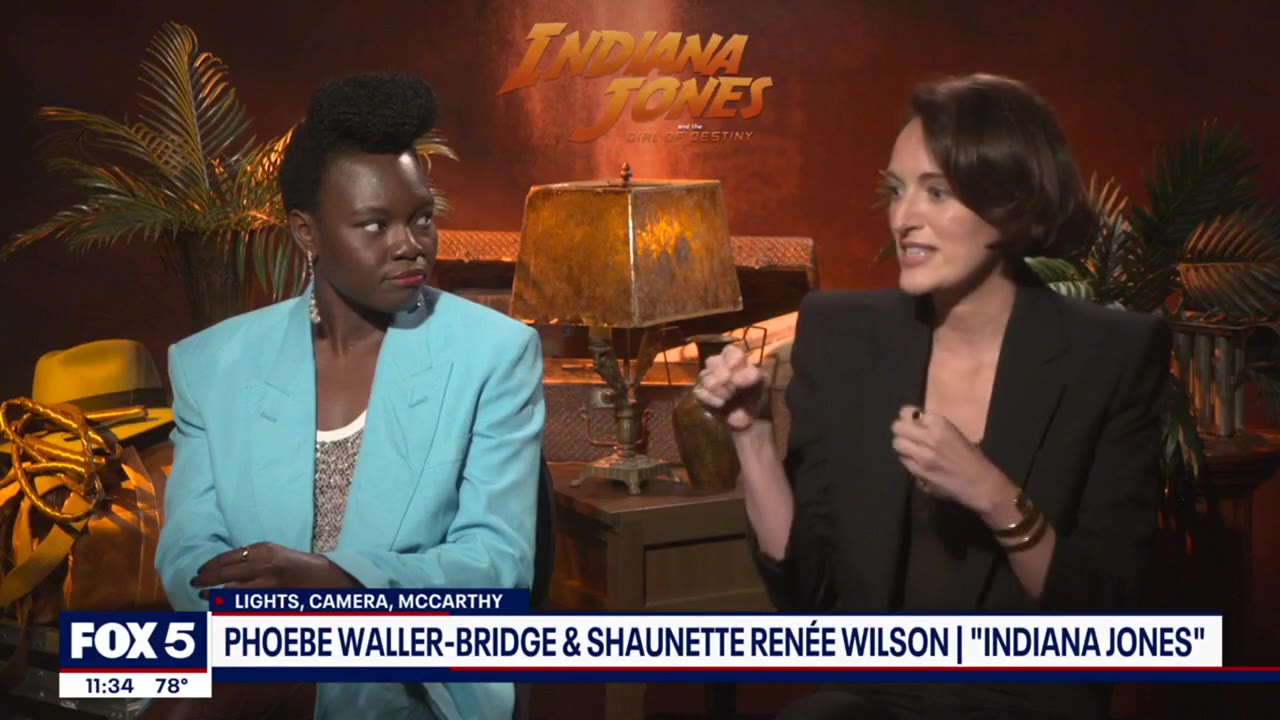 Kevin talks with stars of ?Indiana Jones?