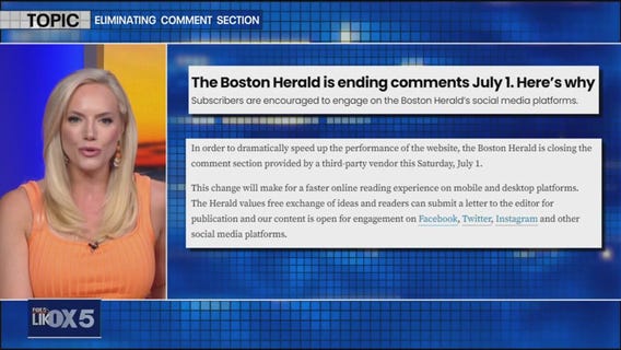 Boston Herald eliminates the comments section