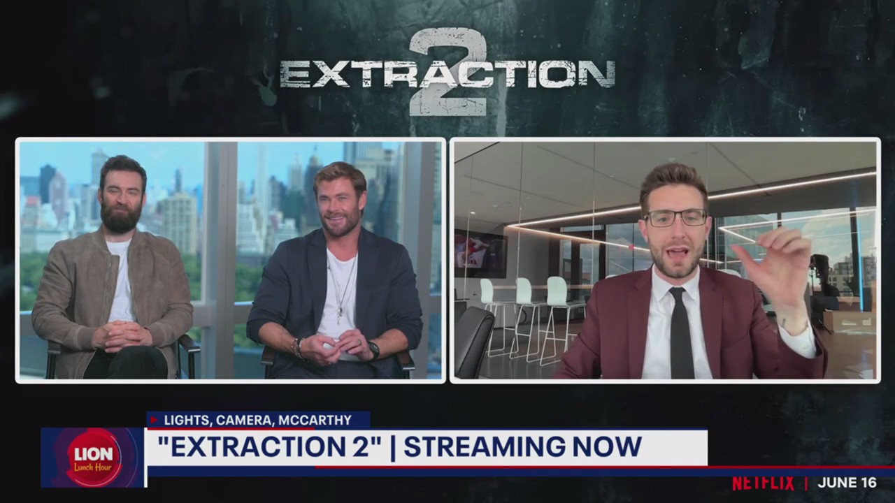Stars Chris Hemsworth and Sam Hargrave talk all things 'Extraction 2'