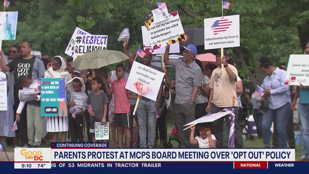 Protests over opt-out policy | FOX 5 DC