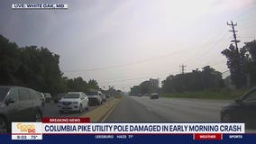 Vehicle strikes utility pole in Mont Co.