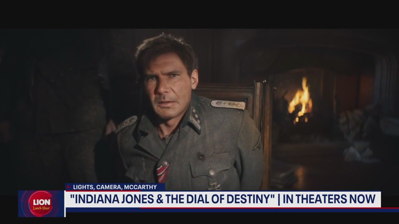"Indiana Jones and The Dial of Destiny" in theaters now