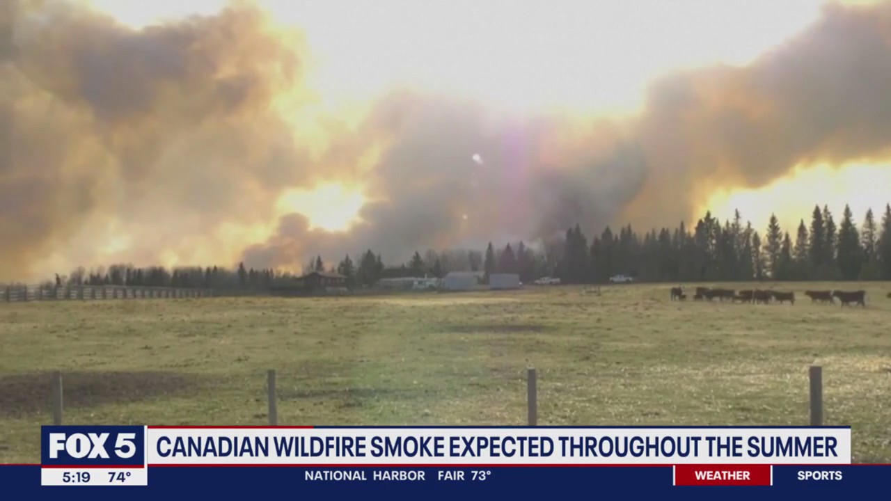Canadian wildfire smoke expected throughout the summer