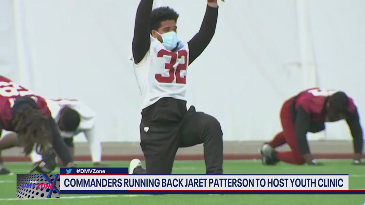 Commanders running back Jaret Patterson to host youth clinic in the DMV