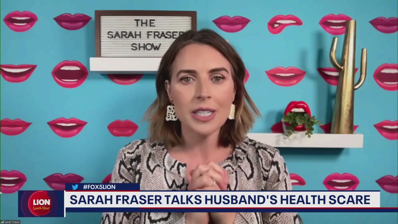Sarah Fraser talks husband's health scare