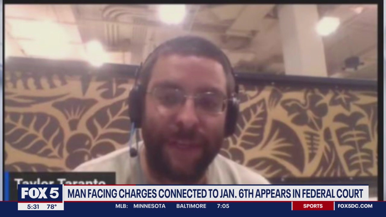 Man facing charges connected to Jan. 6 appears in federal court | FOX 5 DC
