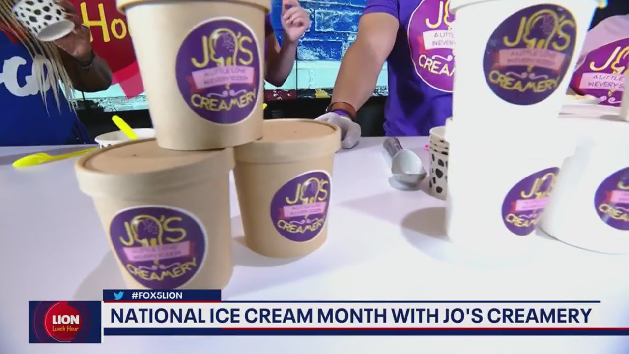 National Ice Cream Month with Jo's Creamery