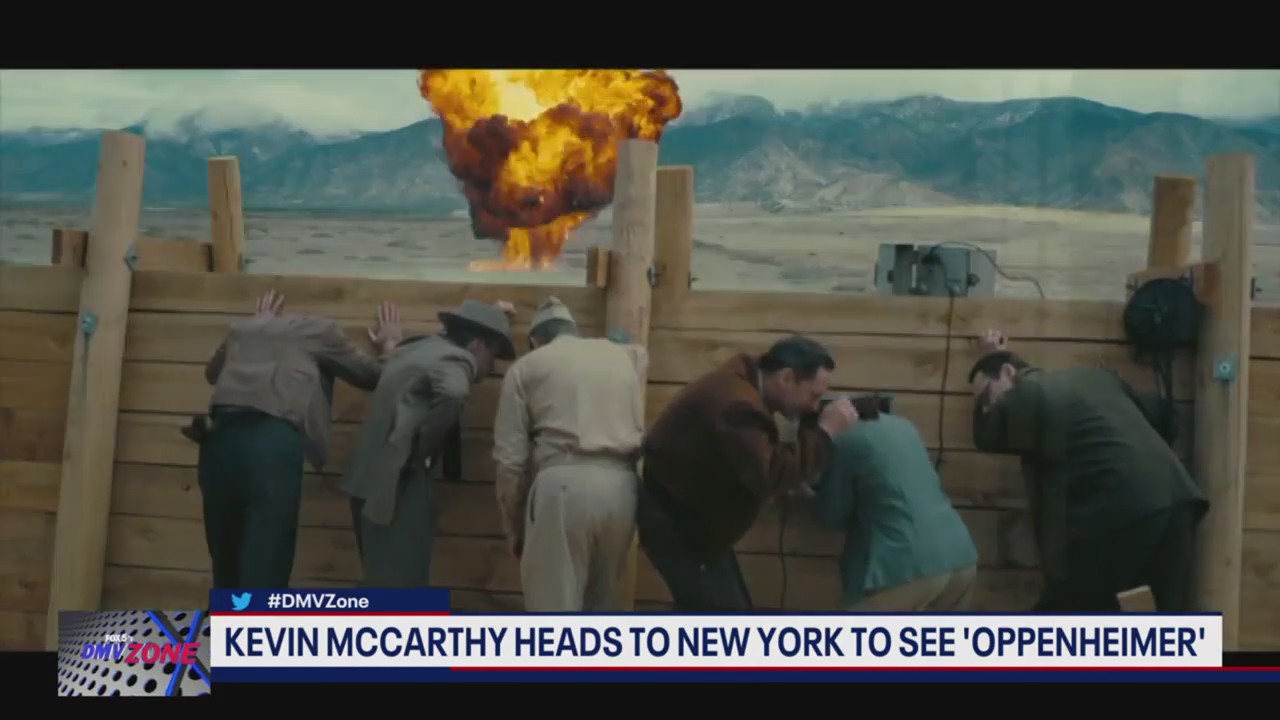 Kevin McCarthy heads to New York to see an early showing of 'Oppenheimer'