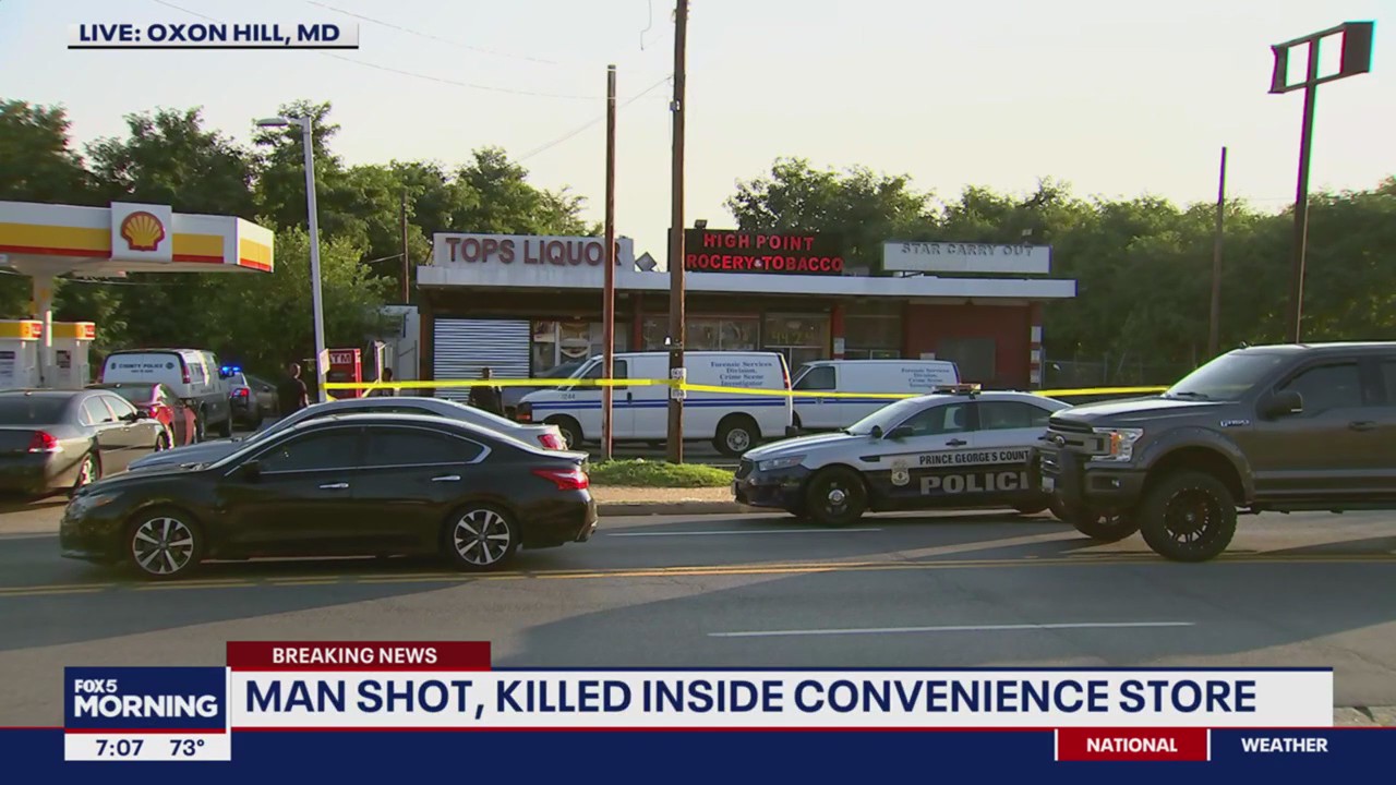 Man shot, killed inside Oxon Hill convenience store | FOX 5 DC