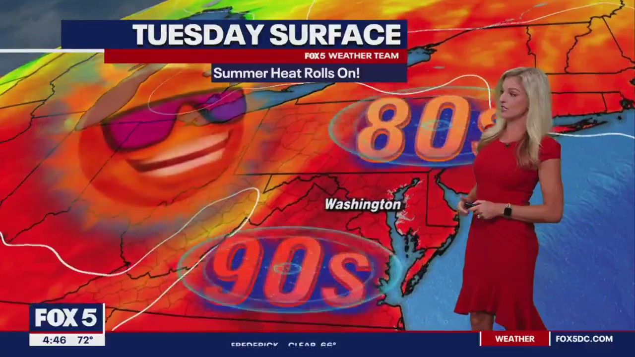 FOX 5 Weather forecast for Tuesday, July 11