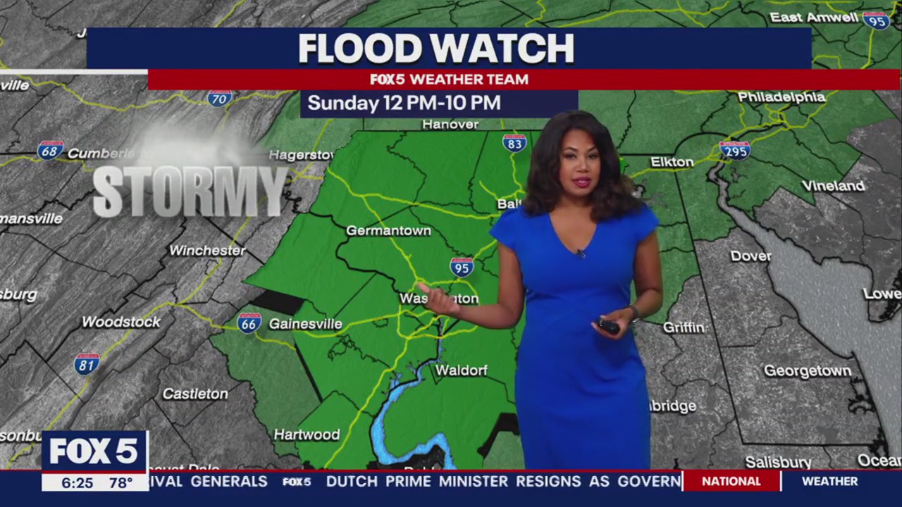 Weekend weather forecast