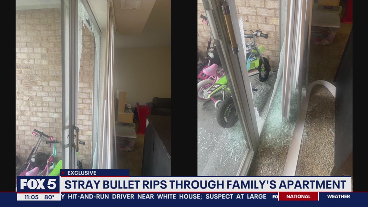 Stray bullet rips through family's apartment in Suitland | FOX 5 DC
