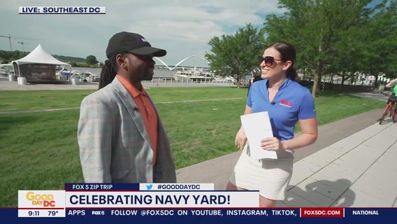 Councilmember Trayon White at the Navy Yard