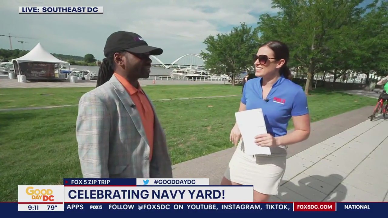 Councilmember Trayon White at the Navy Yard