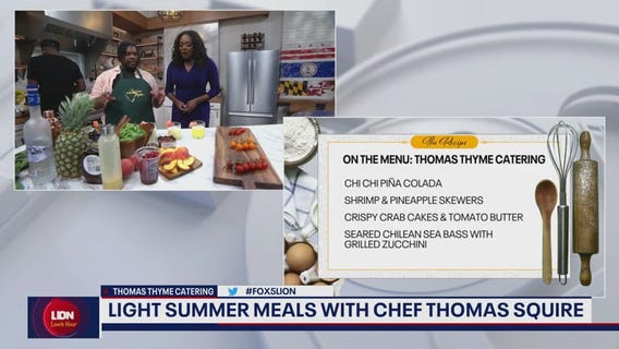 Light summer meals with Chef Thomas Squire