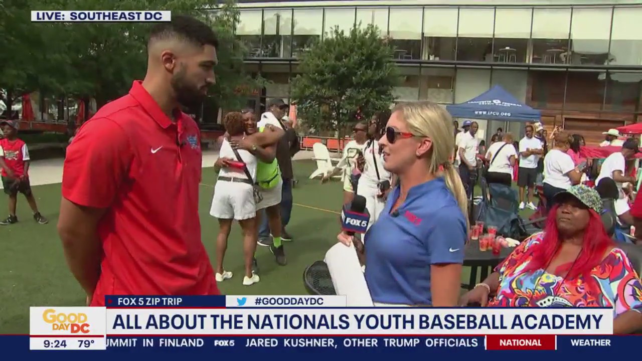 Nationals Youth Baseball Academy Zip Trip!