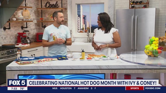 Celebrating National Hot Dog Month with Ivy and Coney