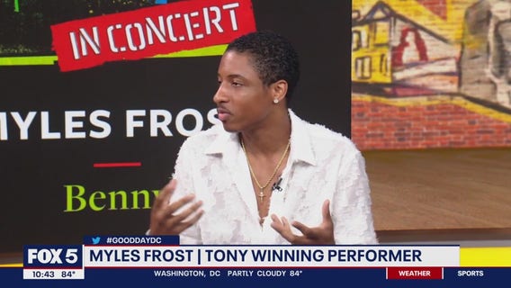Myles Frost ahead of Rent in Concert at Kennedy Center
