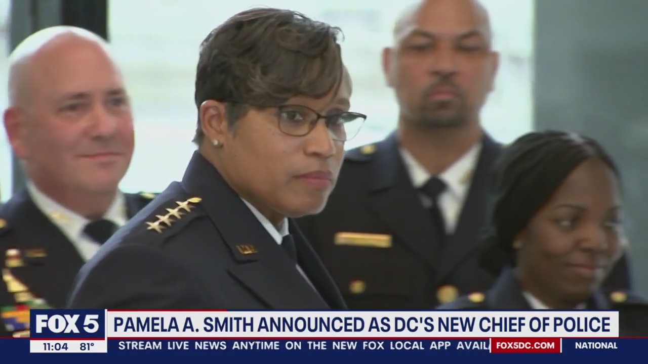 Pamela A. Smith announced as DC's new chief of police | FOX 5 DC