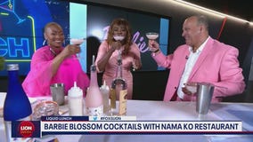 Barbie Blossom cocktails with Nama Ko Restaurant