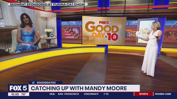 Mandy Moore celebrates Purina Cat Chow