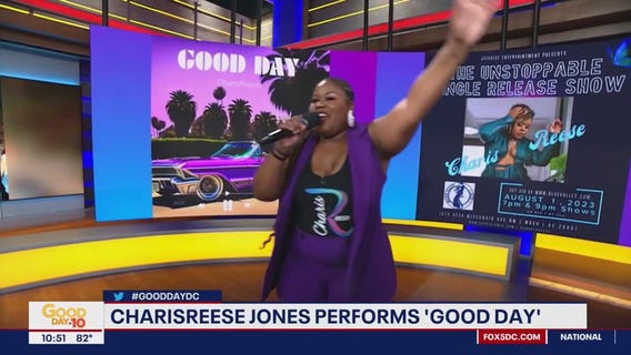 Charisreese Jones performs on FOX 5