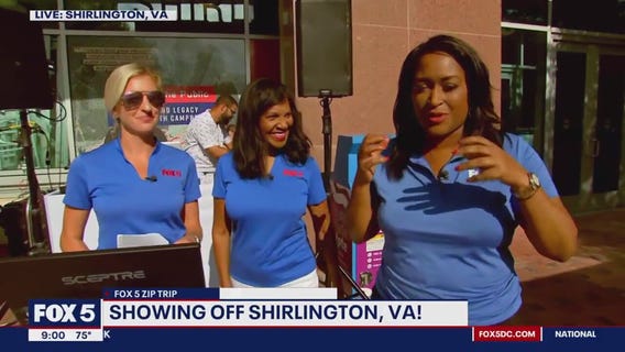 Showing off in Shirlington!