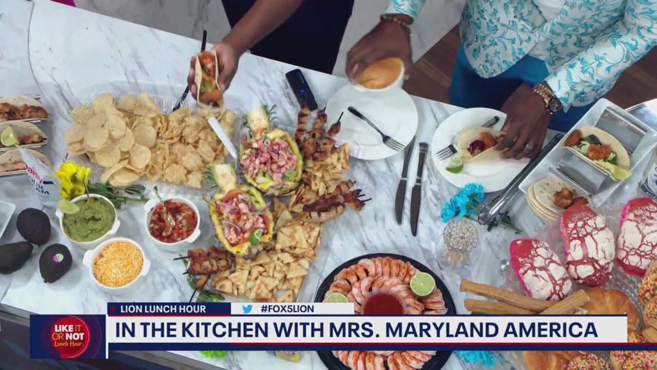 In the kitchen with Mrs. Maryland America