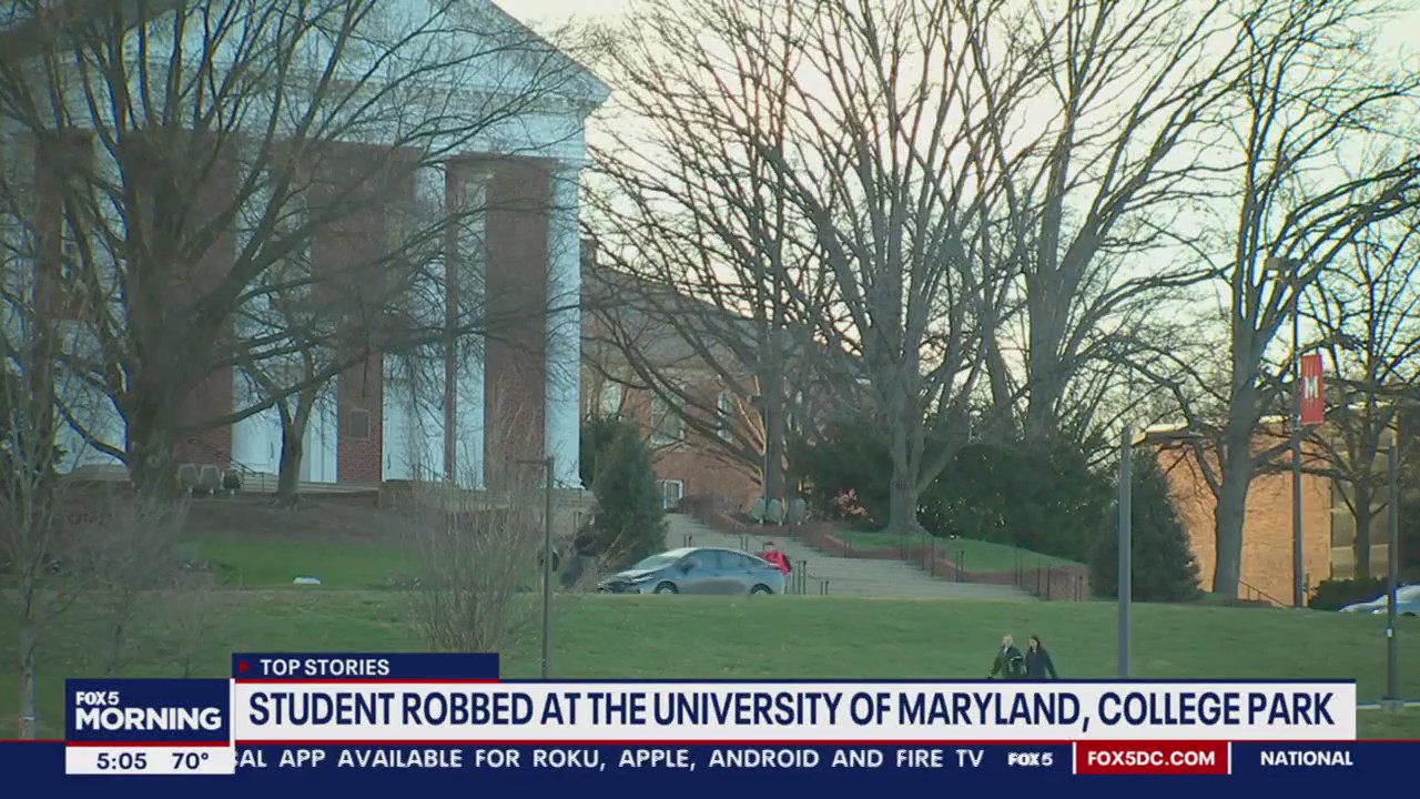 University of Maryland student punched, robbed | FOX 5 DC